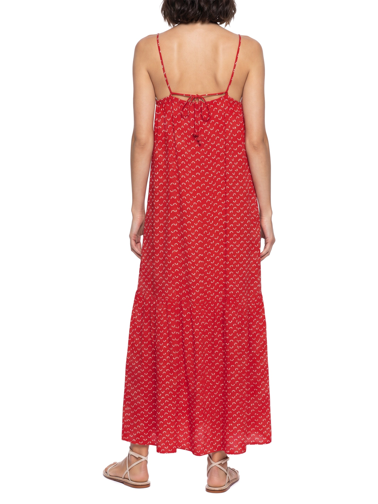 Vestido Alcinha Est Lagostim Vermelho Cantão
