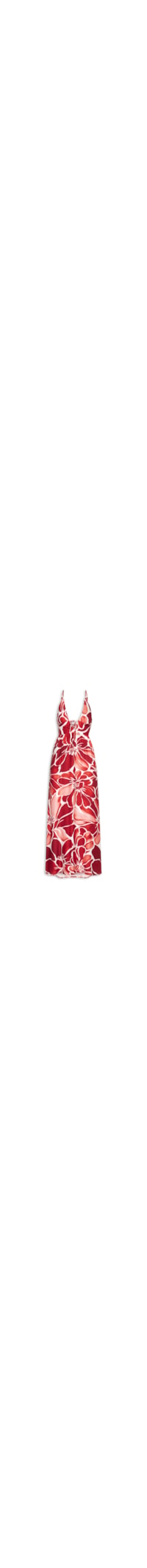 Vestido Alcinha Jardim de Amora – Vermelho