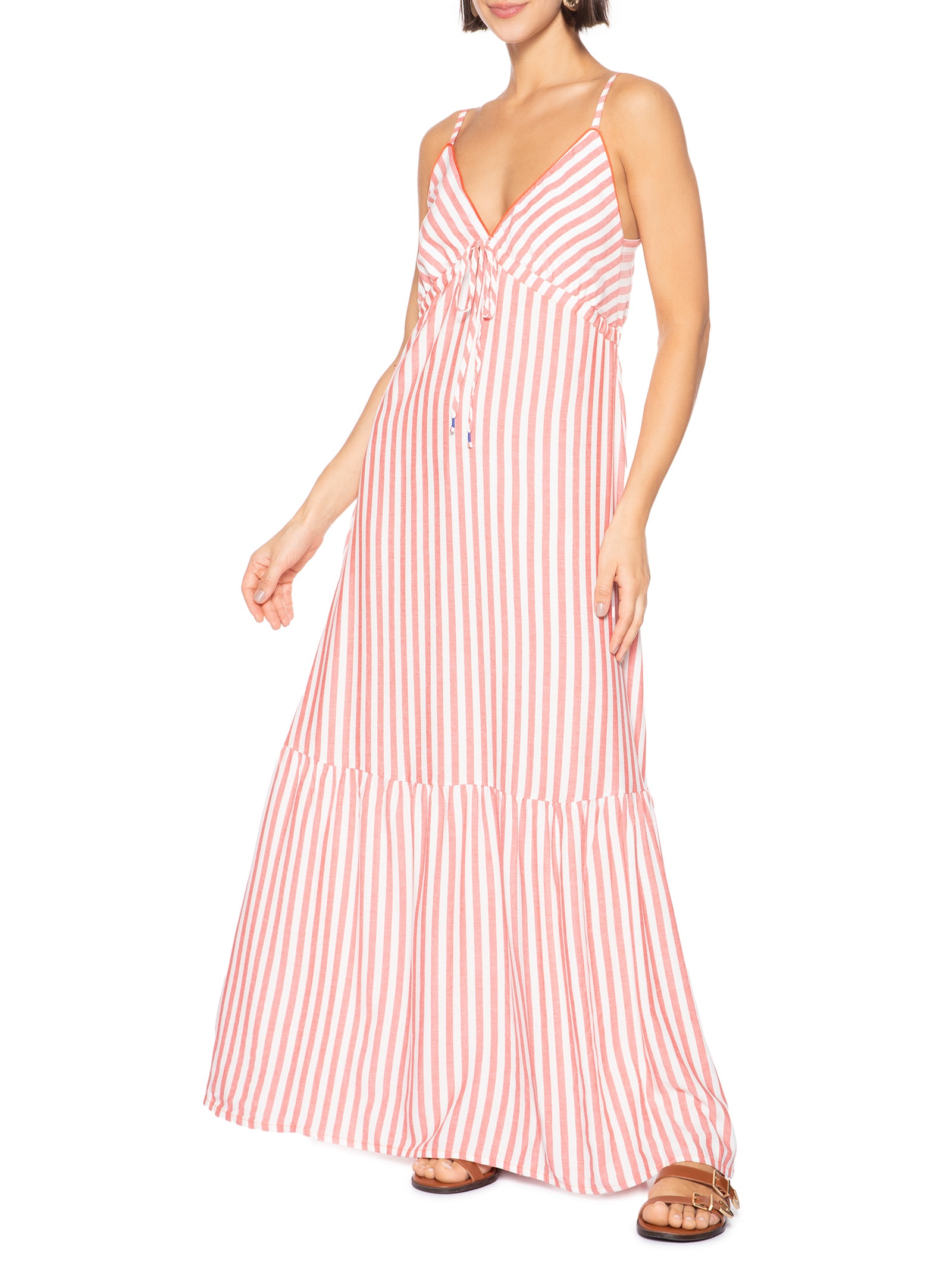 Vestido Alcinha Listra Classic Vermelho Cantão