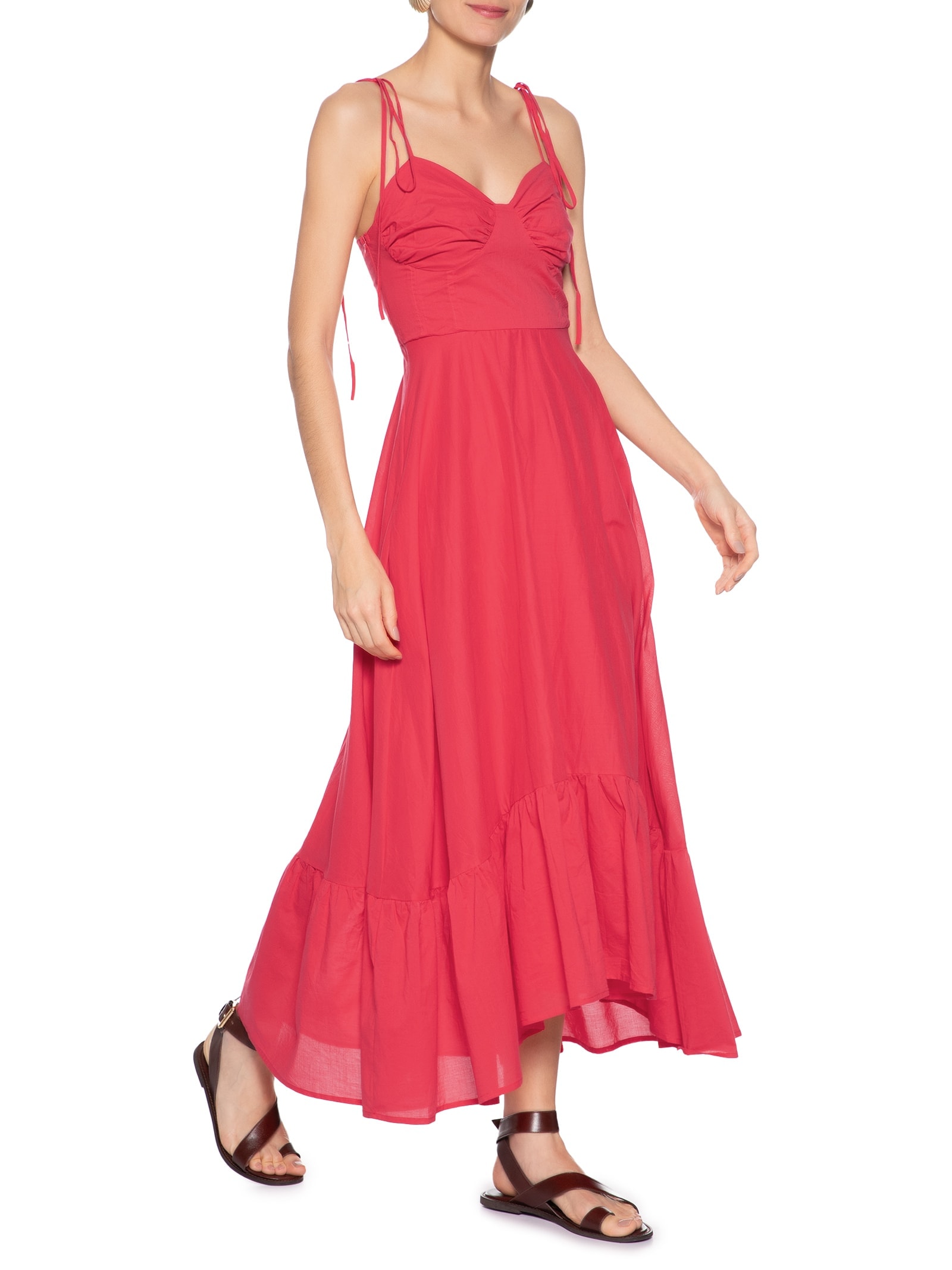 Vestido Alcinha Vermelho Basiq