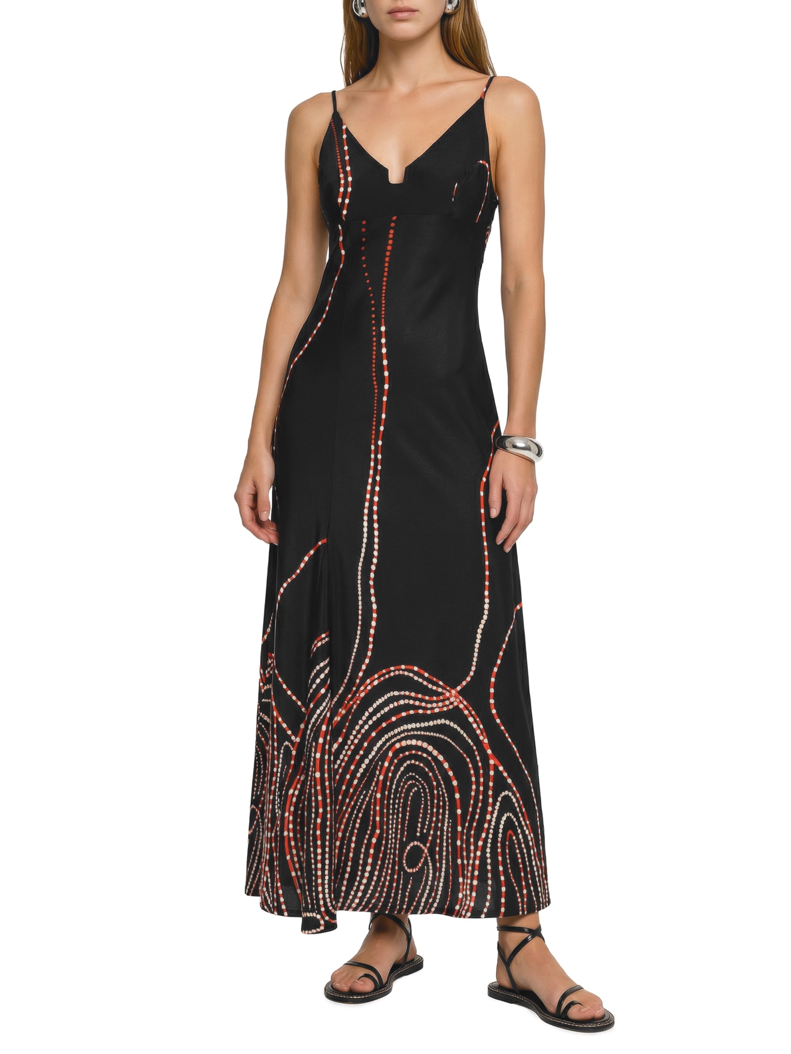 Vestido Alcinha Vortex Preto Cantão