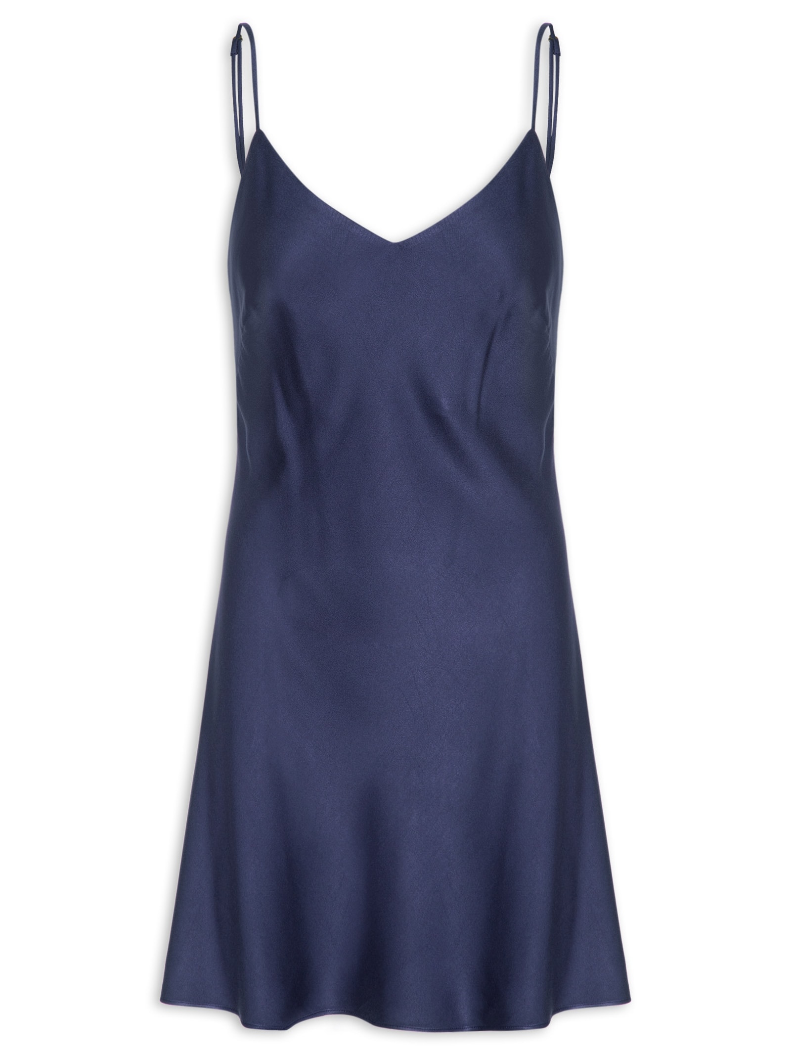 Vestido Alcinhas Curto Azul Farm