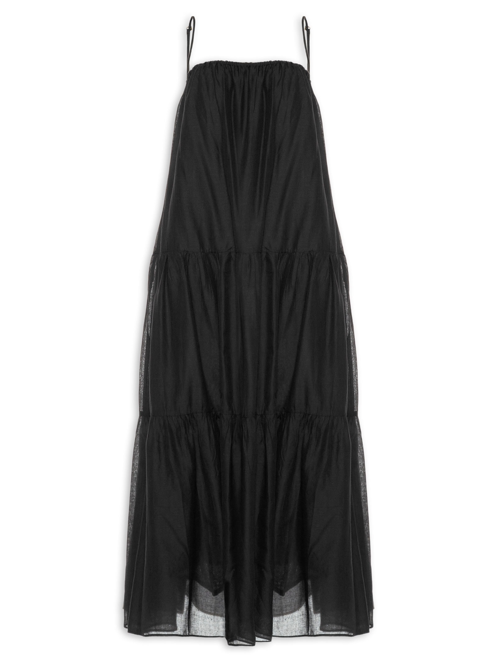  Vestido Alcinhas Marias Preto Farm