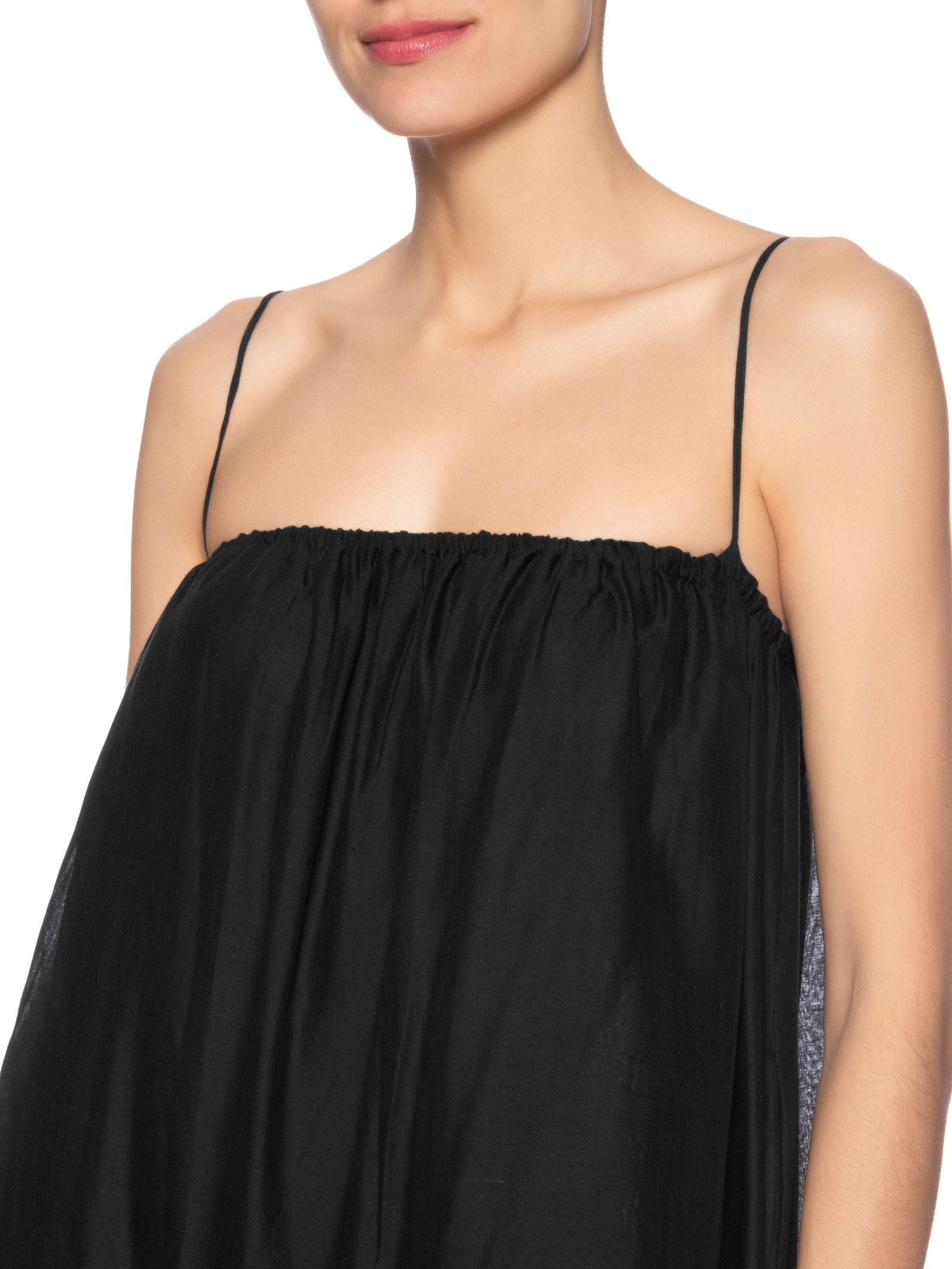  Vestido Alcinhas Marias Preto Farm