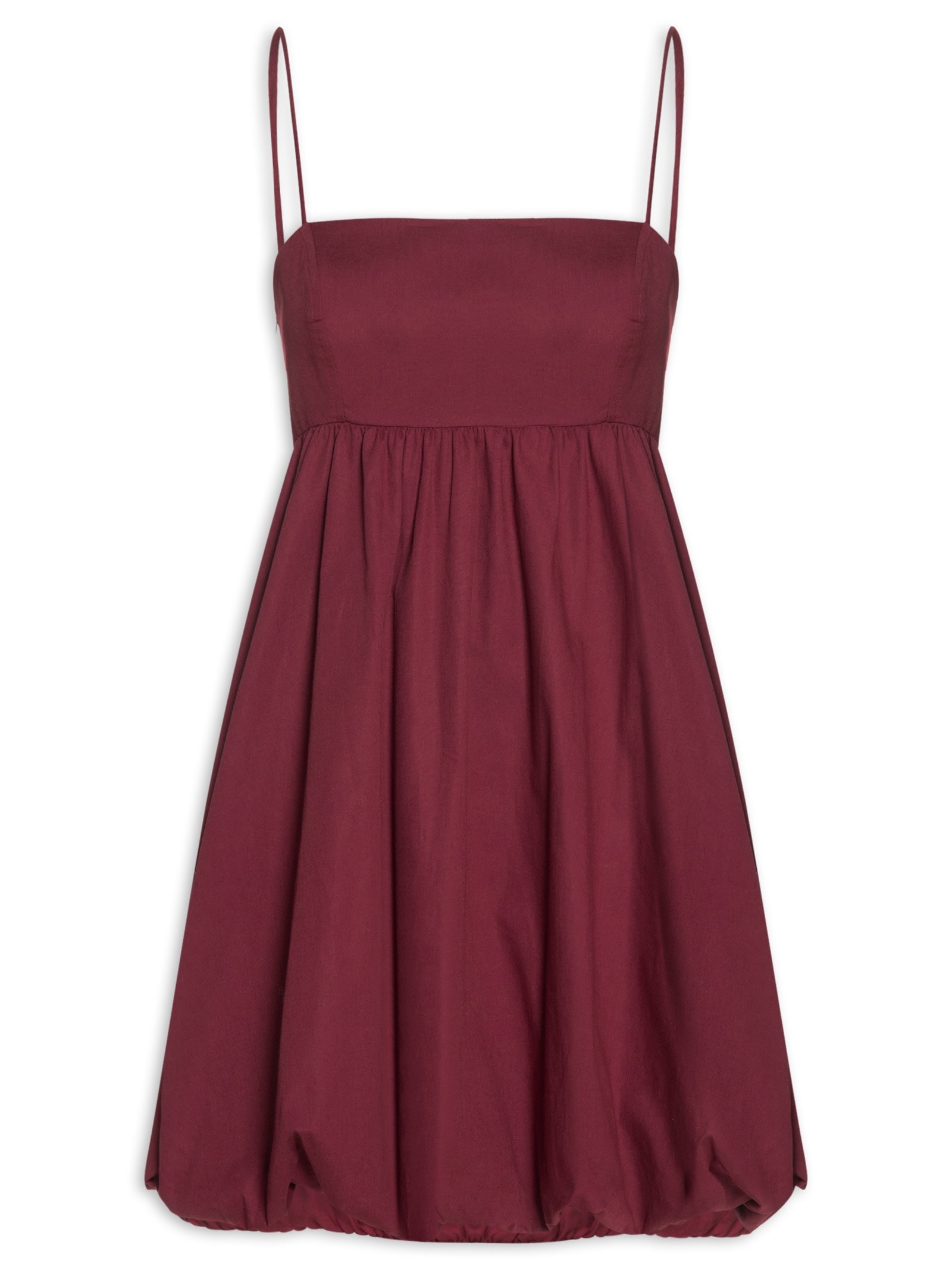 Vestido Algodão Balonê Vermelho Dress To