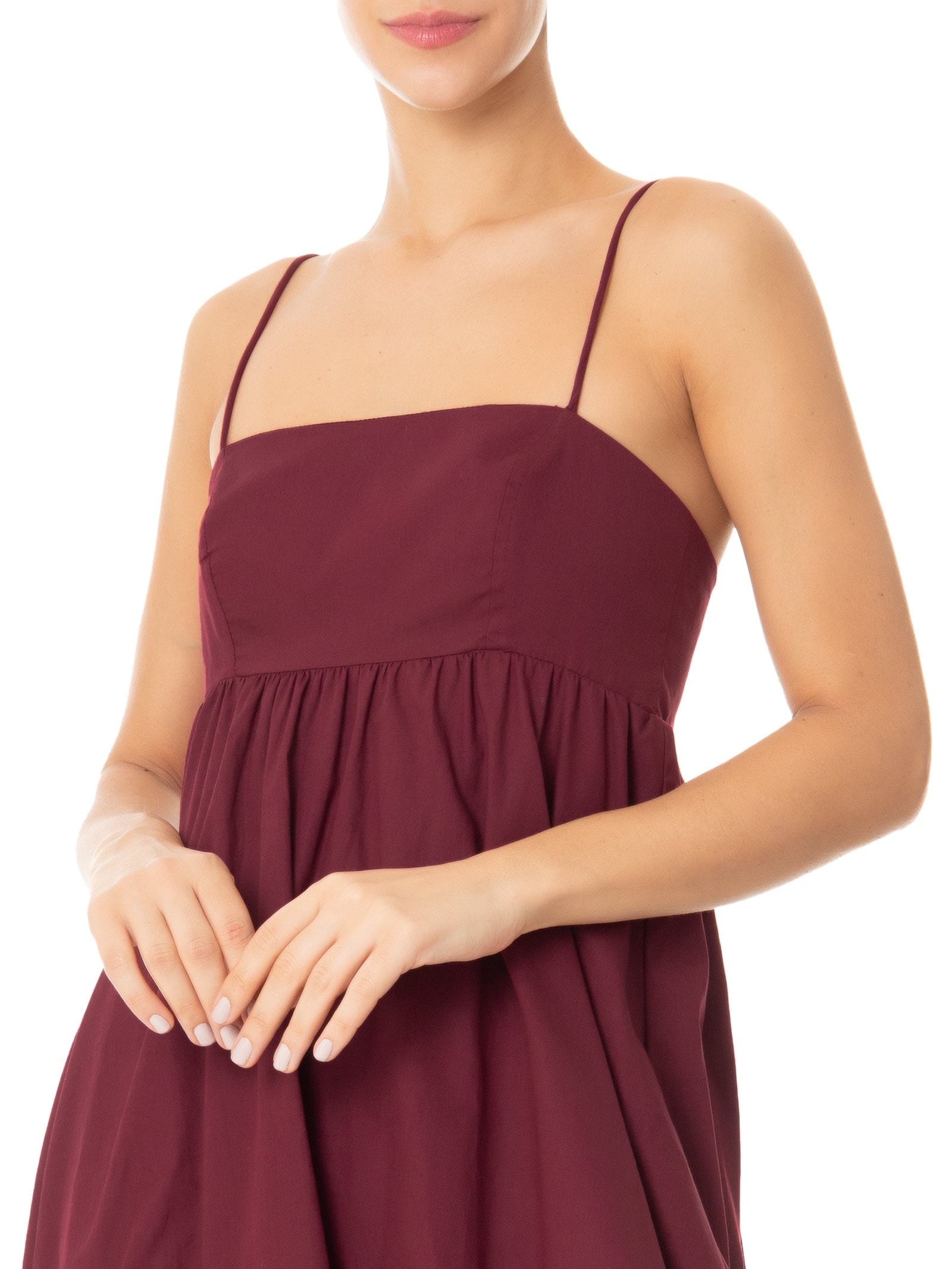 Vestido Algodão Balonê Vermelho Dress To