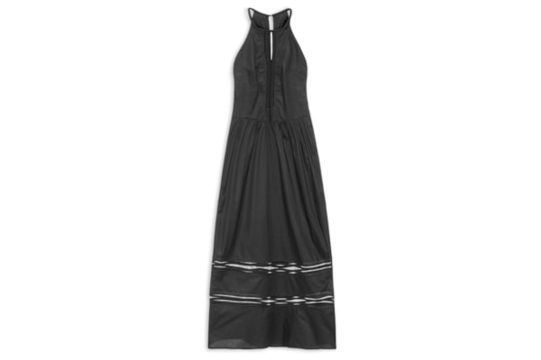 Vestido Algodão Estremeio - Preto