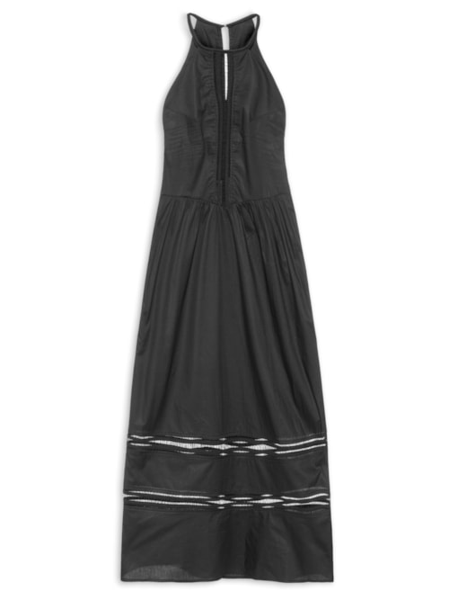 Vestido Algodão Estremeio – Preto