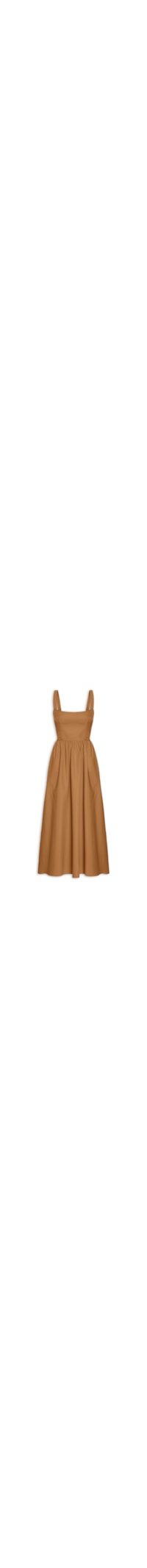 Vestido Algodão Gengibre - Marrom