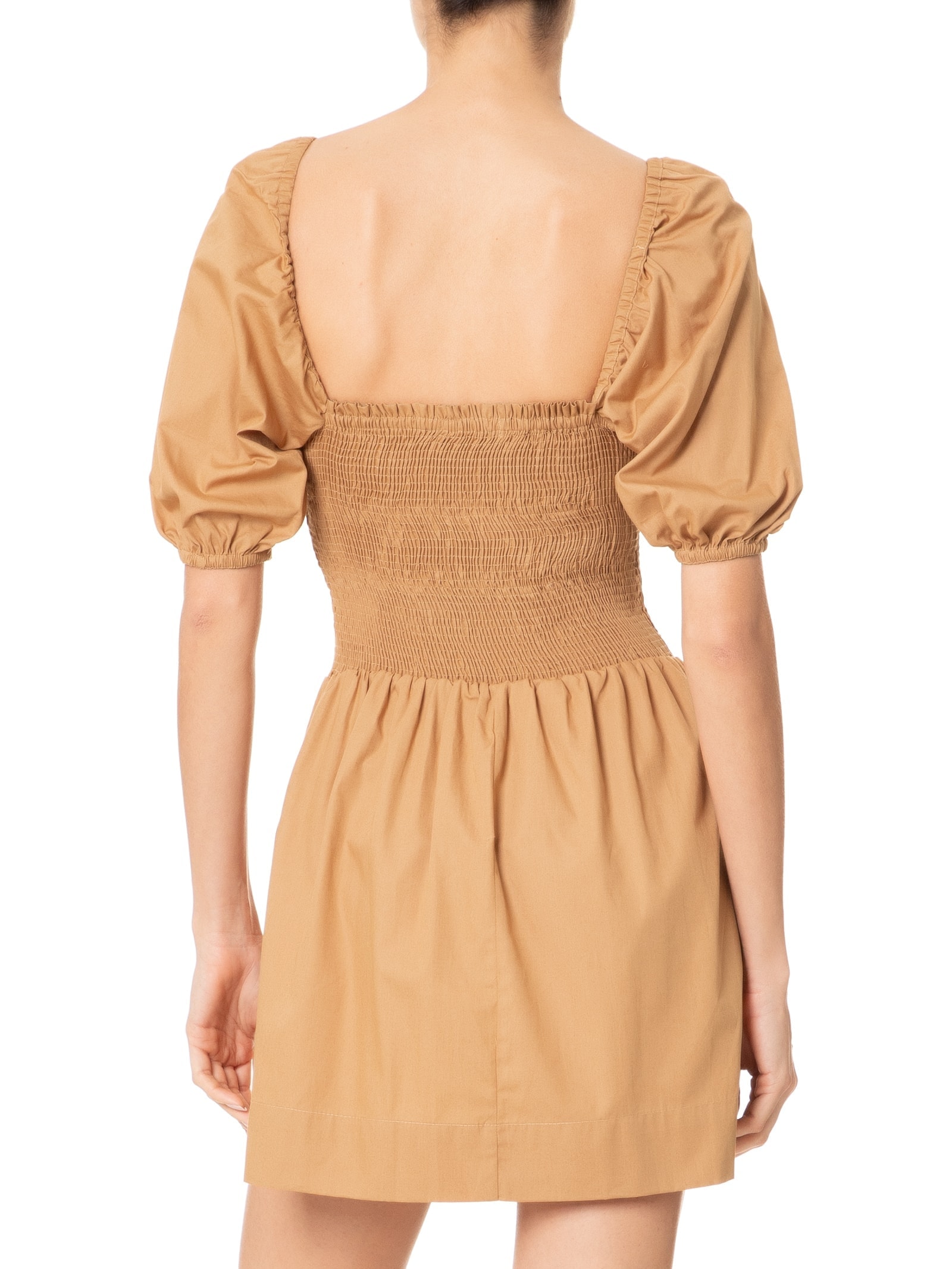 Vestido Algodão Lastex Bege Dress To