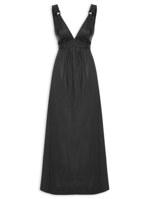 Vestido Algodão – Preto
