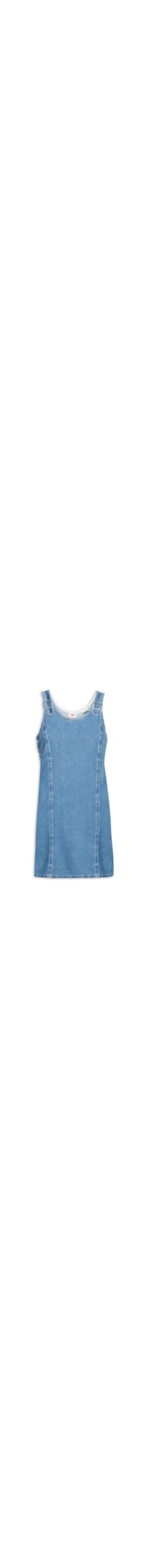 Vestido Aly Denim Jumper - Azul