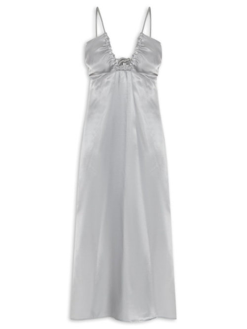 Vestido Amarração – Cinza