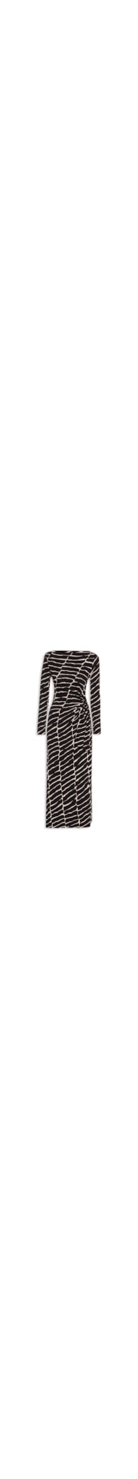 Vestido Amarração Corrosão Salida - Preto