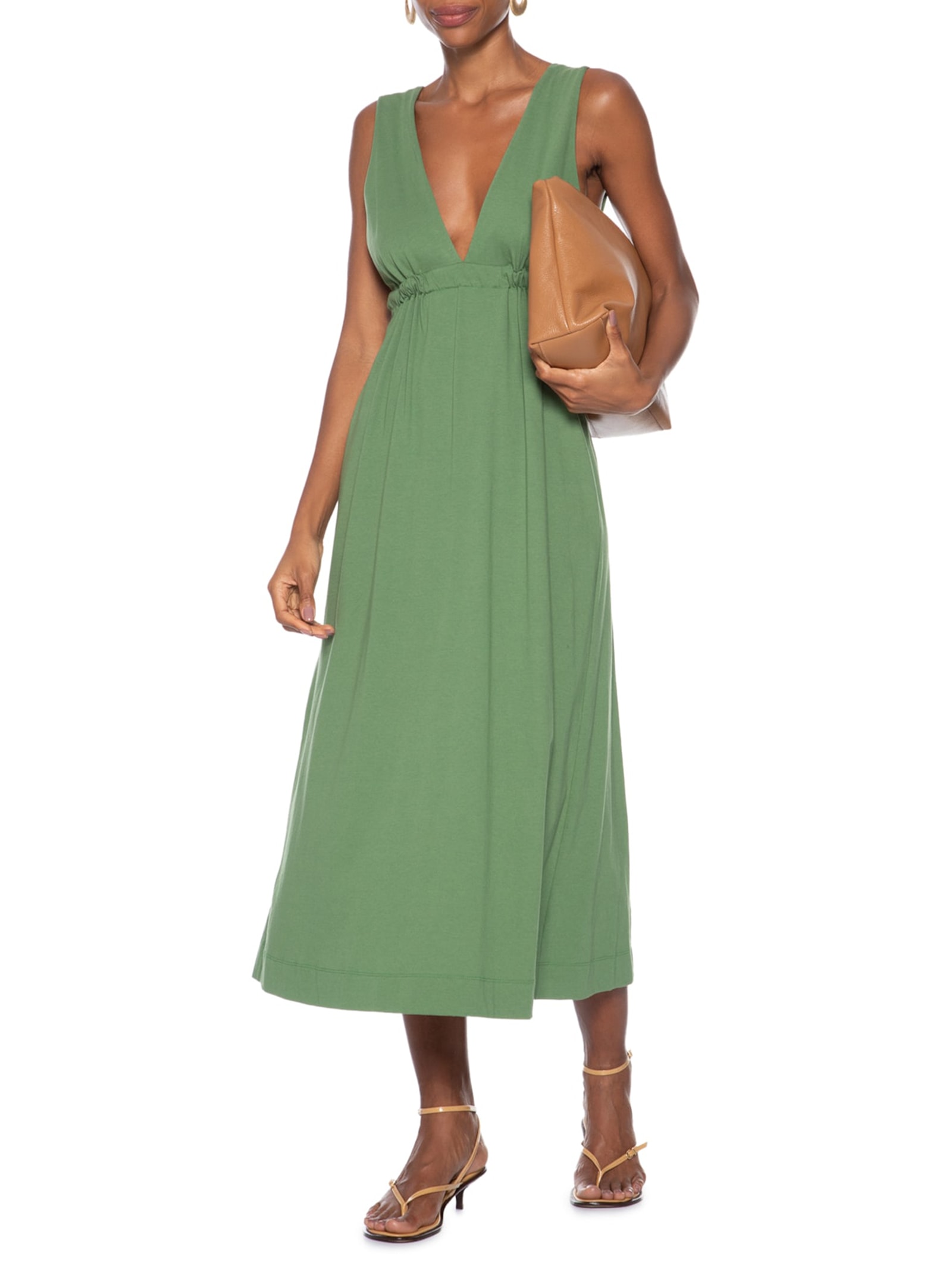 Vestido Amarração Verde Animale