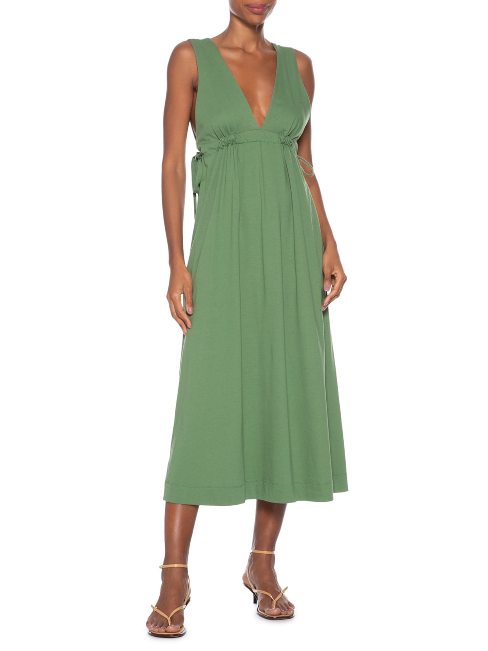 Vestido Amarração Verde Animale