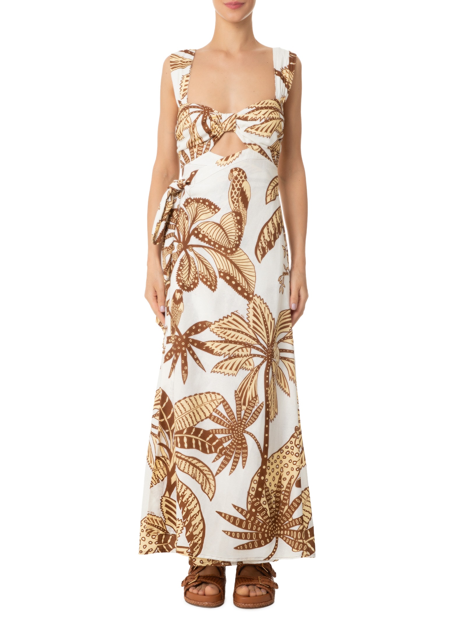 Vestido Amazônia Amarelo Farm