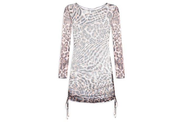Vestido Animal Print Beachwear - Animal Print