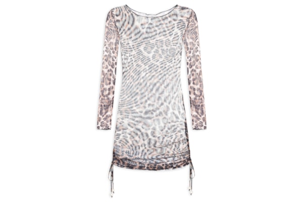 Vestido Animal Print Beachwear - Animal Print