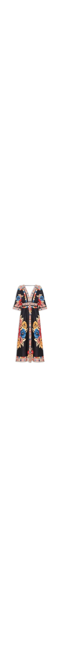 Vestido Antuerpia Lenço - Preto