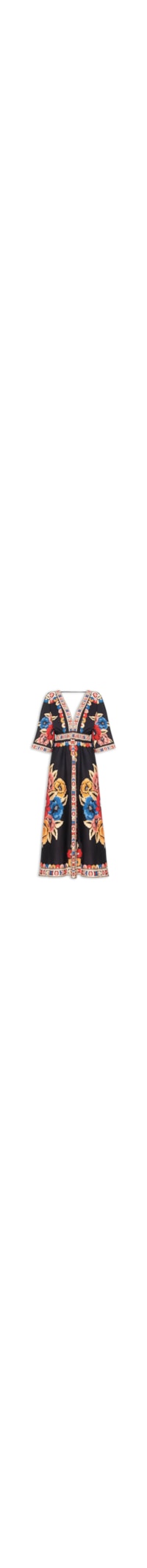 Vestido Antuerpia Lenço - Preto