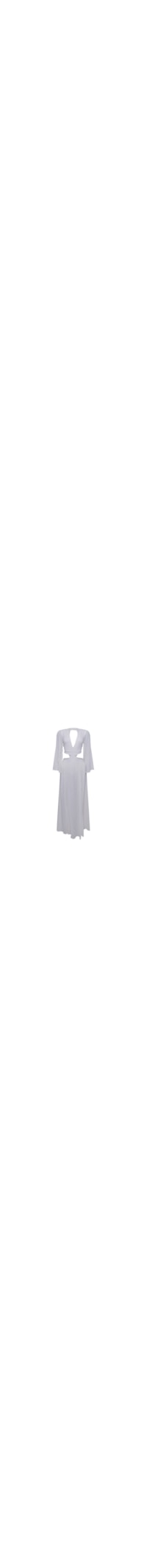 Vestido Aretha Plissado - Off White