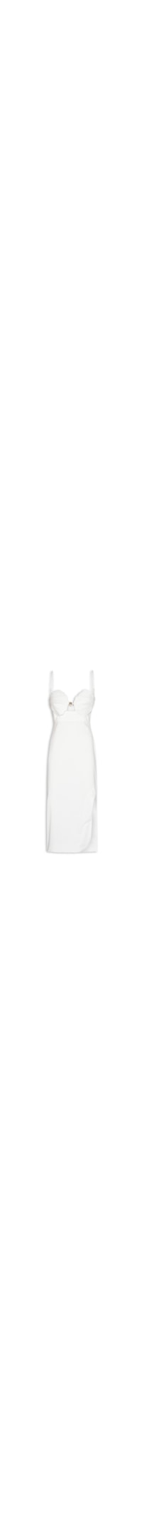 Vestido Artesanal Concha 3D - Branco