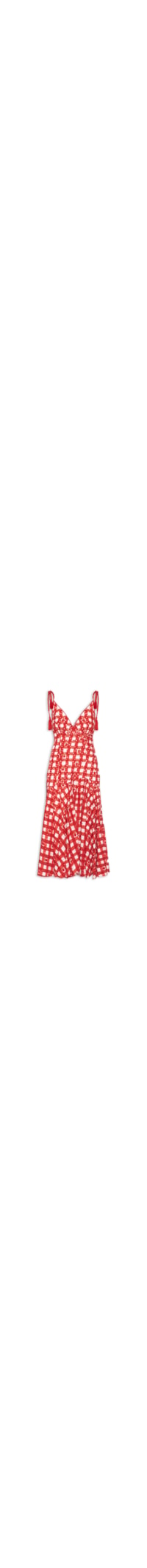 Vestido Artesanal Frutinhas - Vermelho