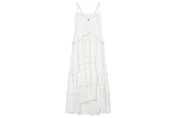 Vestido Artesanal Patch Romântico - Branco