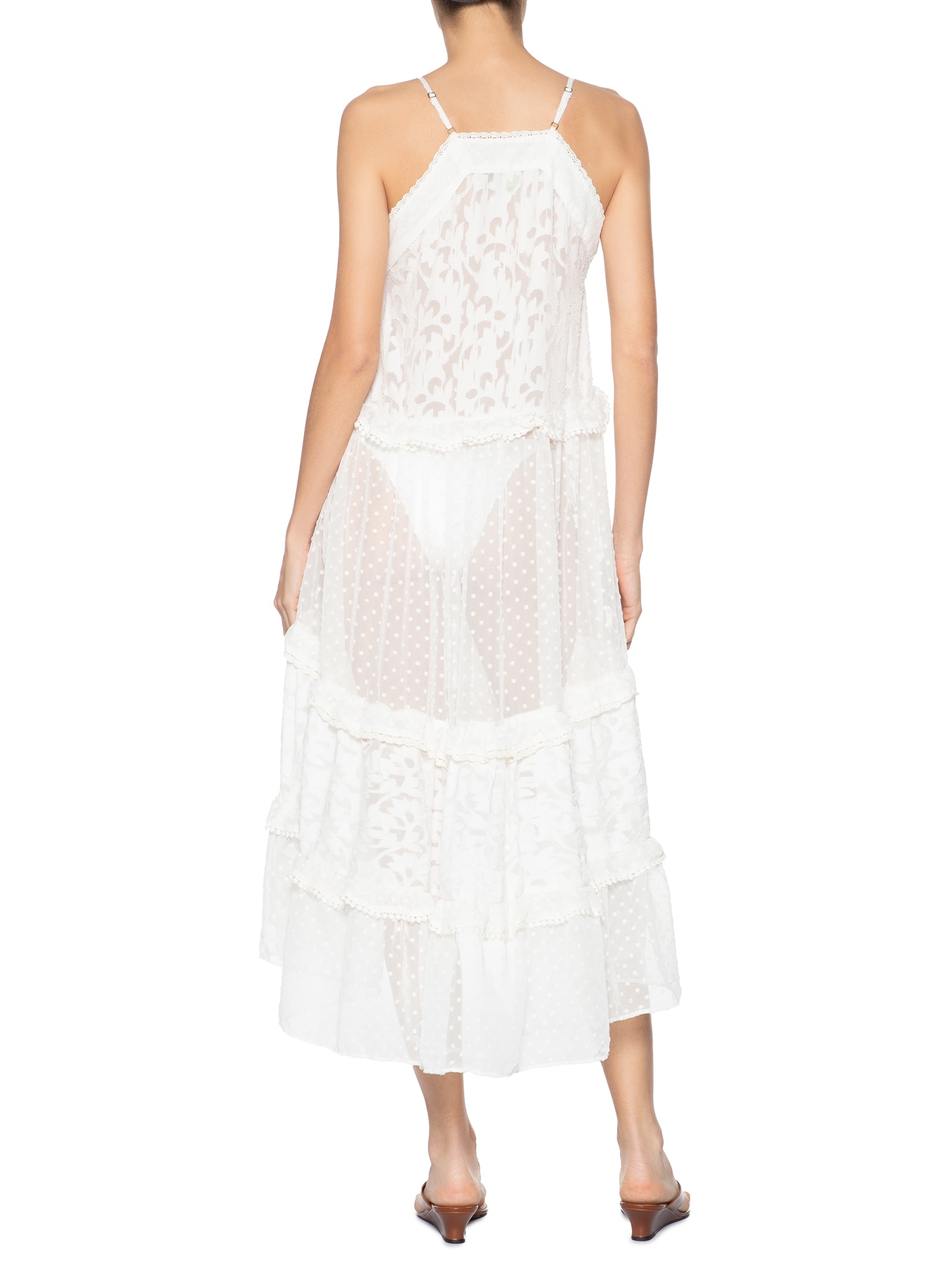 Vestido Artesanal Patch Romântico Branco Farm