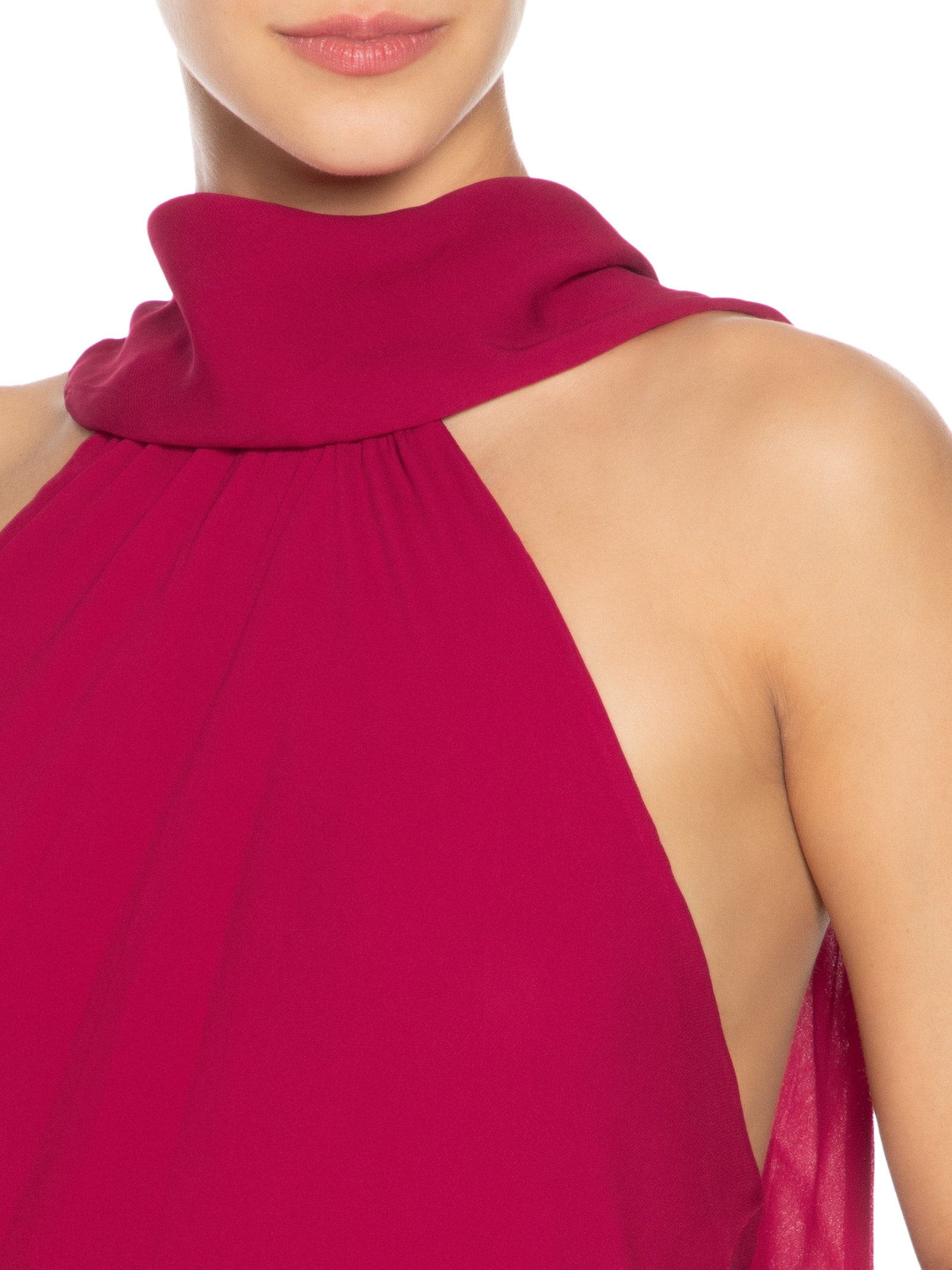 Vestido Assimétrico Calda Vermelho Animale