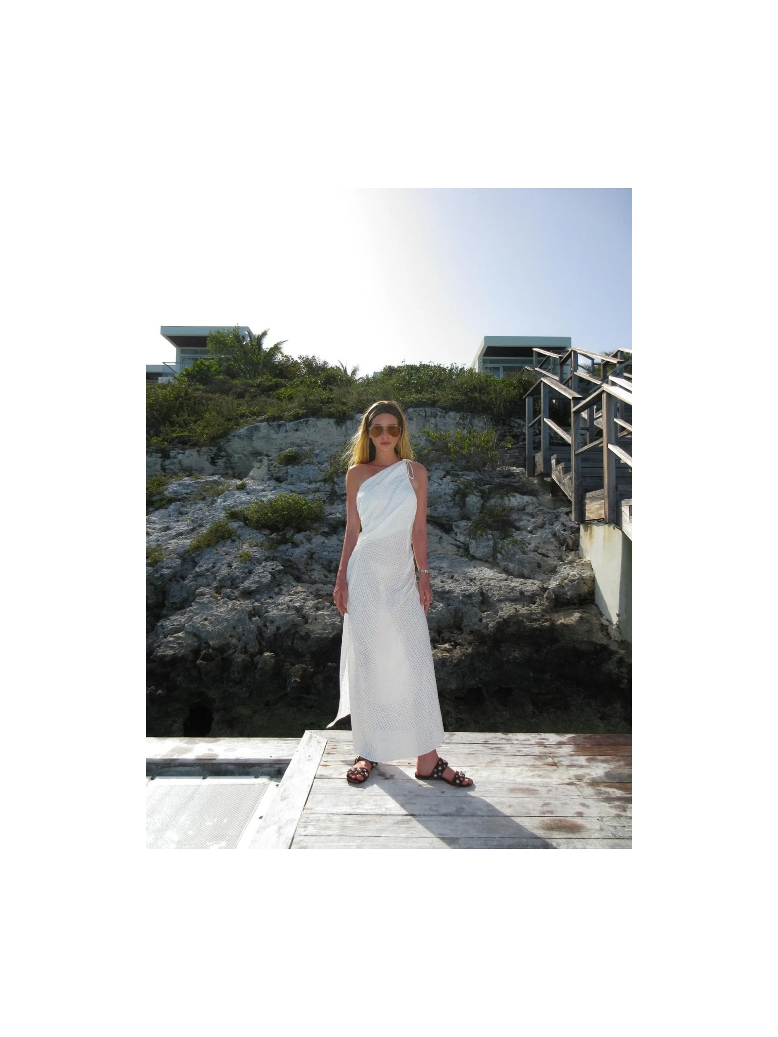 Vestido Assimétrico Mareh Laguna Off White Shop Ginger