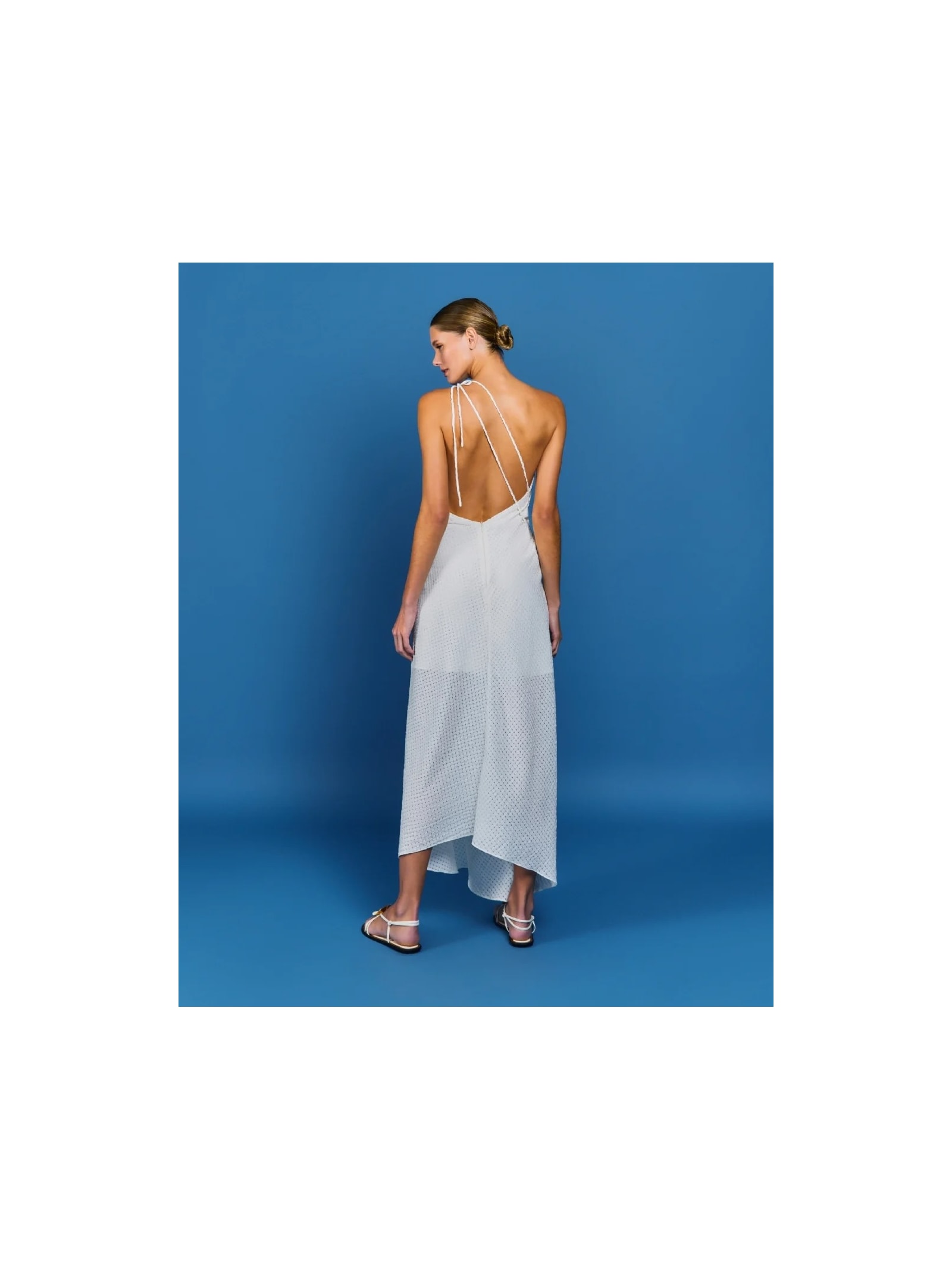 Vestido Assimétrico Mareh Laguna Off White Shop Ginger