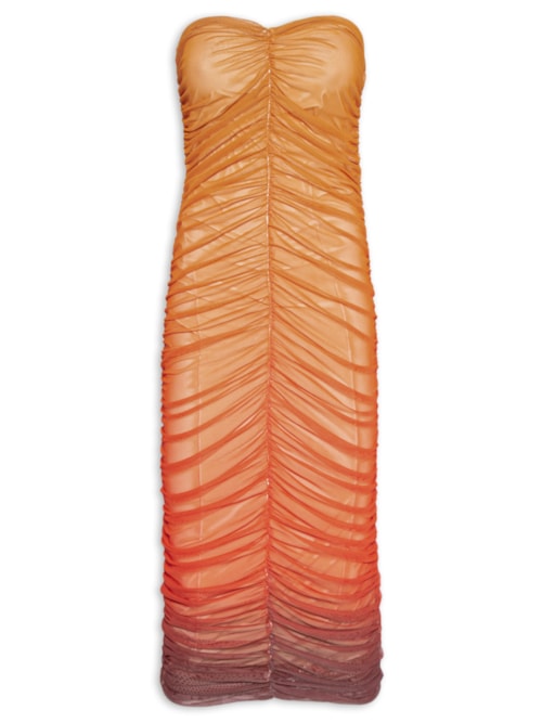 Vestido Ava - Laranja