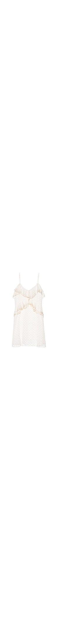 Vestido Babado Artesanal Serena - Off White