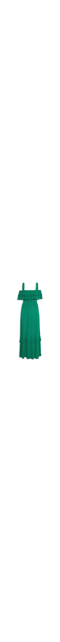 Vestido Babados Ana - Verde