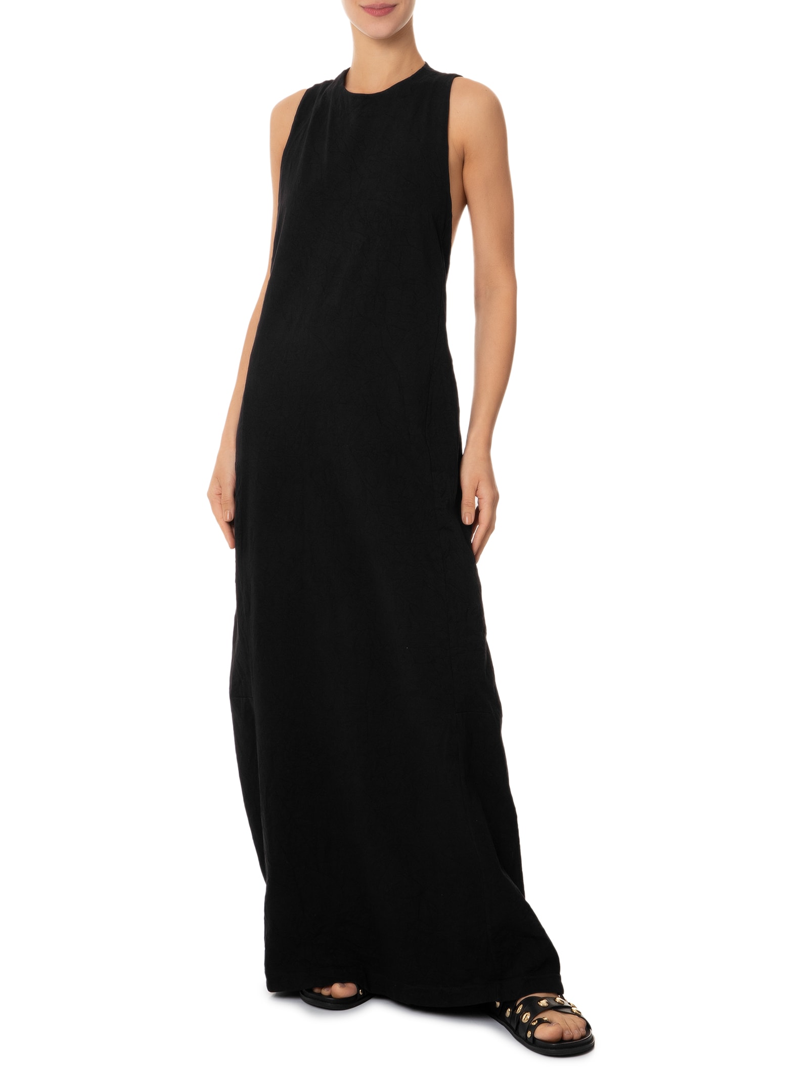 Vestido Balloon Wrinkle Preto Osklen