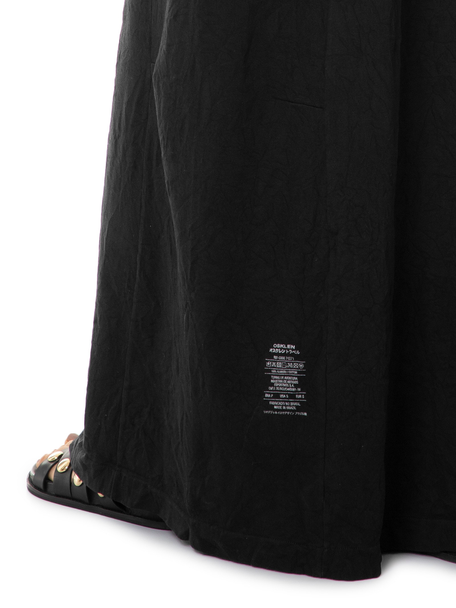 Vestido Balloon Wrinkle Preto Osklen