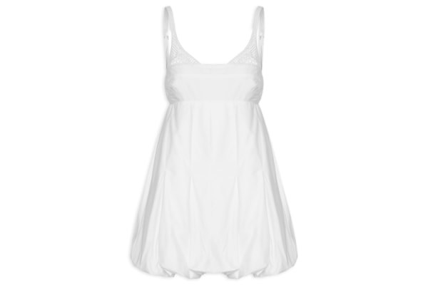 Vestido Balone Alcinhas - Branco