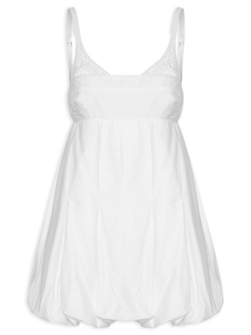 Vestido Balone Alcinhas – Branco