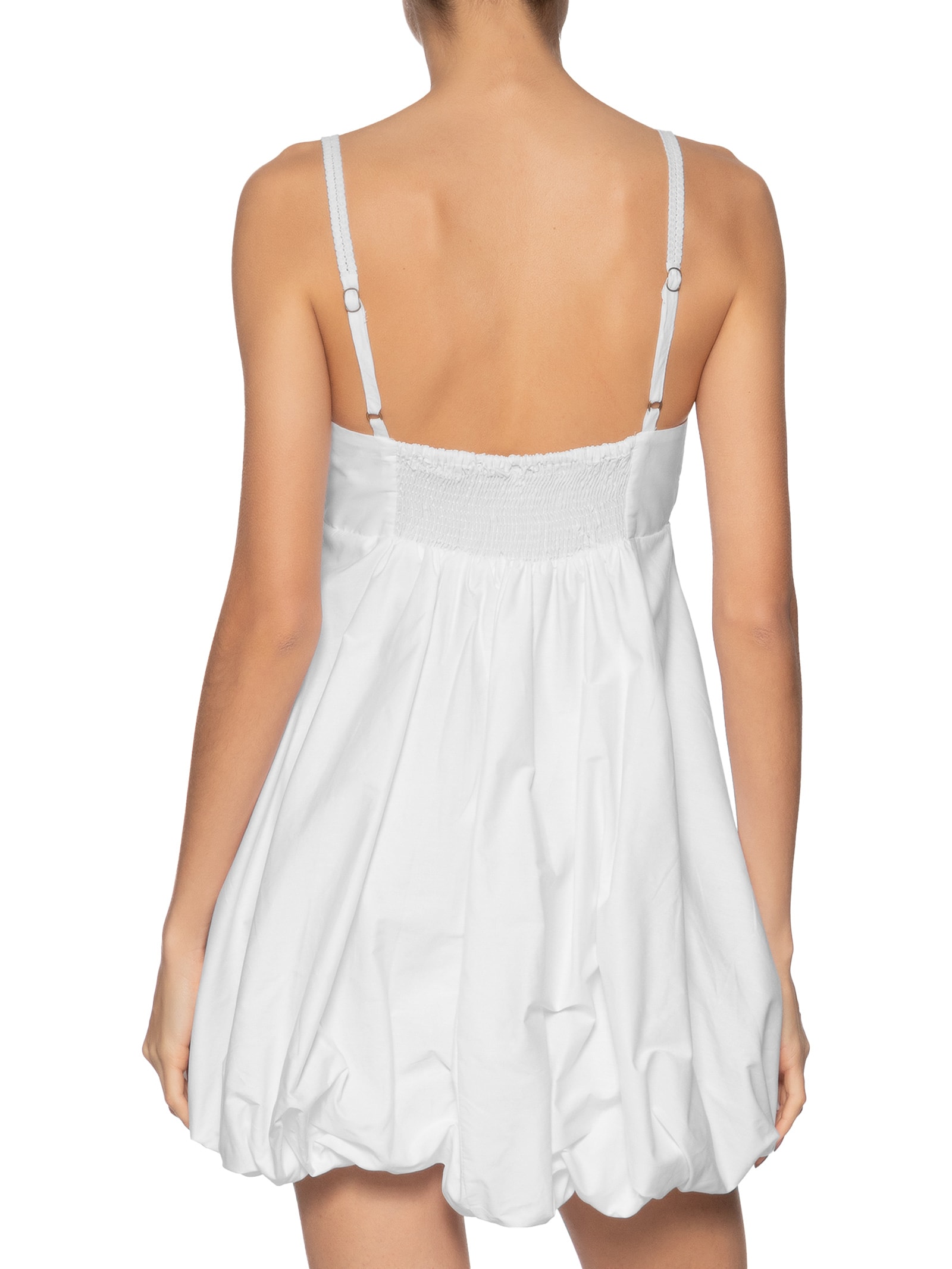 Vestido Balone Alcinhas Branco Farm