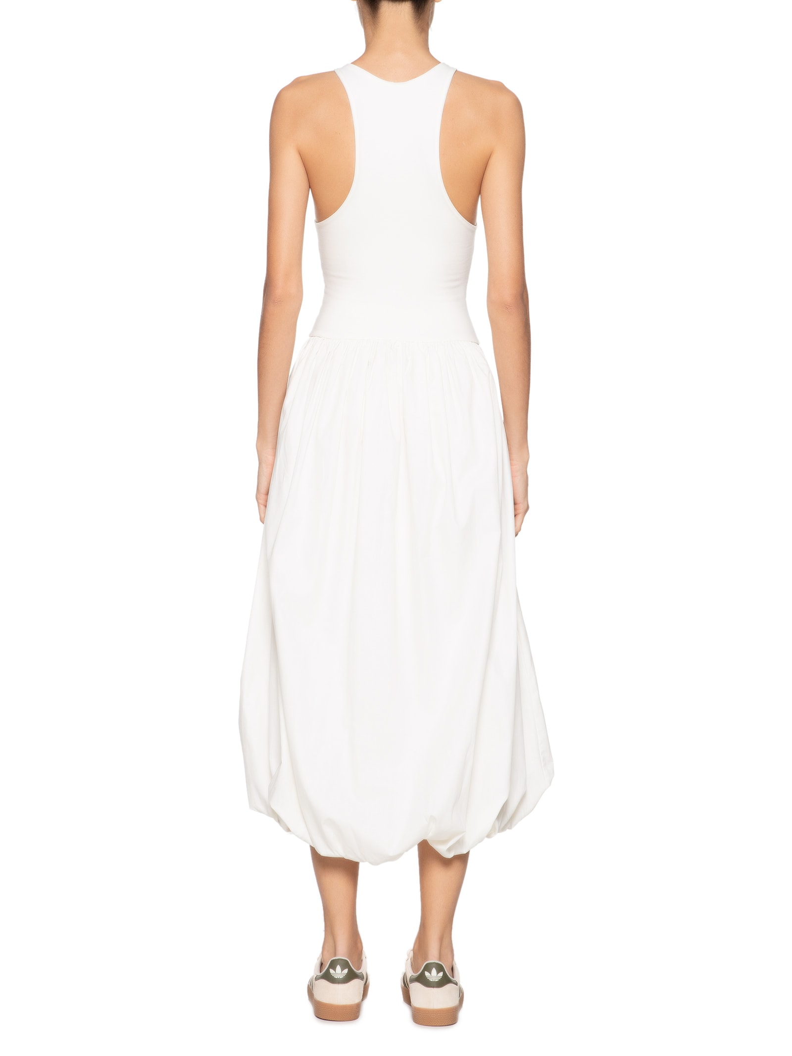 Vestido Balonê Bordado Banana Branco  Farm