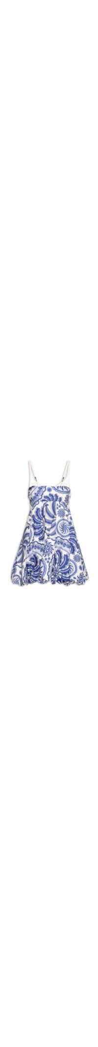 Vestido Balone Delicadeza De Banana - Azul