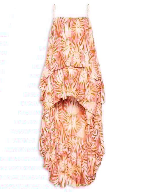 Vestido Balonê Mullet Mar de Concha – Rosa