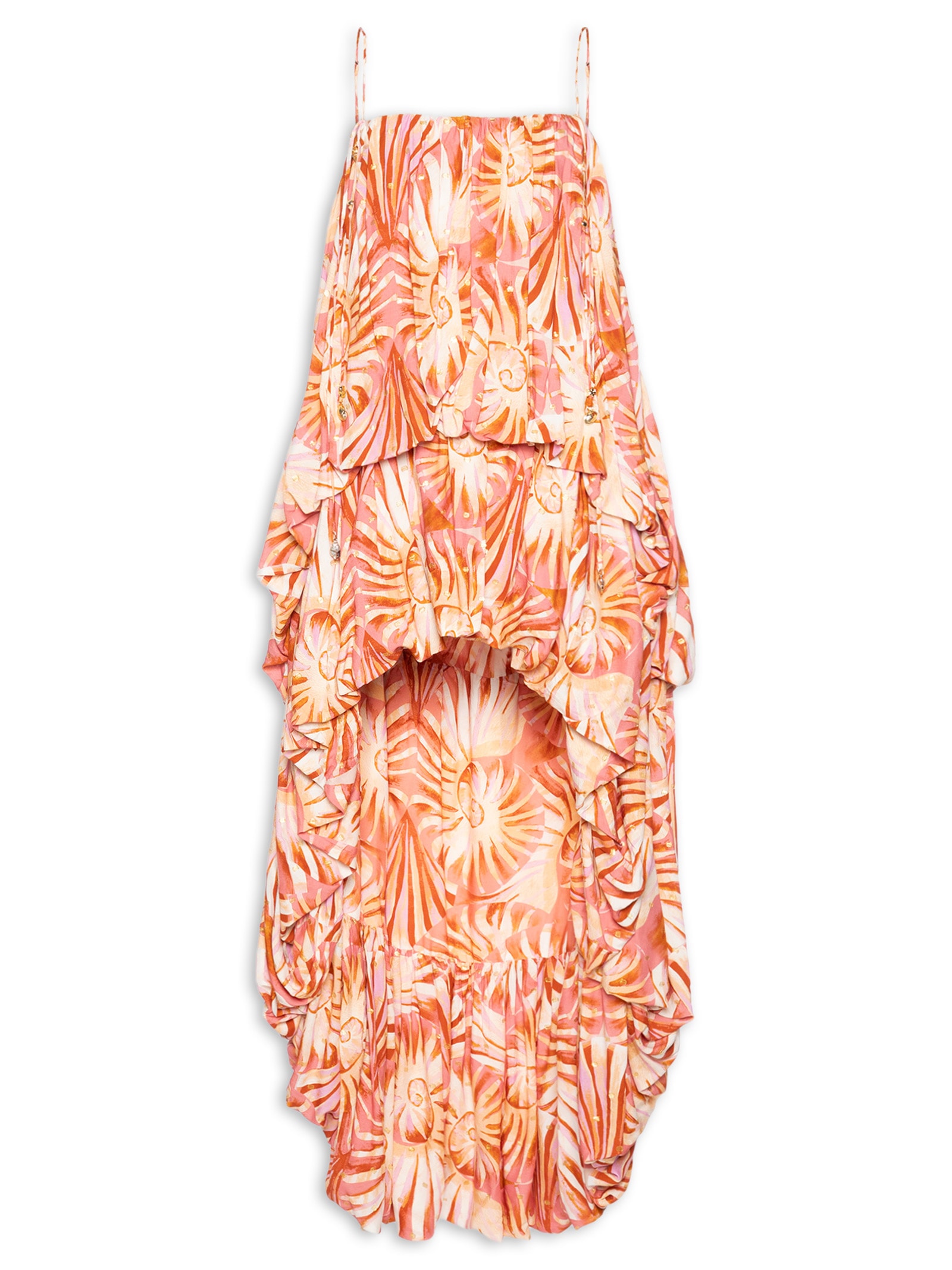 Vestido Balonê Mullet Mar de Concha - Rosa by FARM