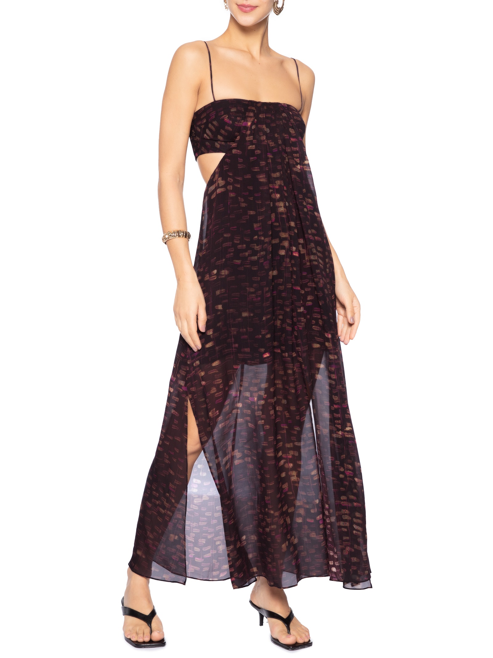 Vestido Bessy Marrom Le Lis
