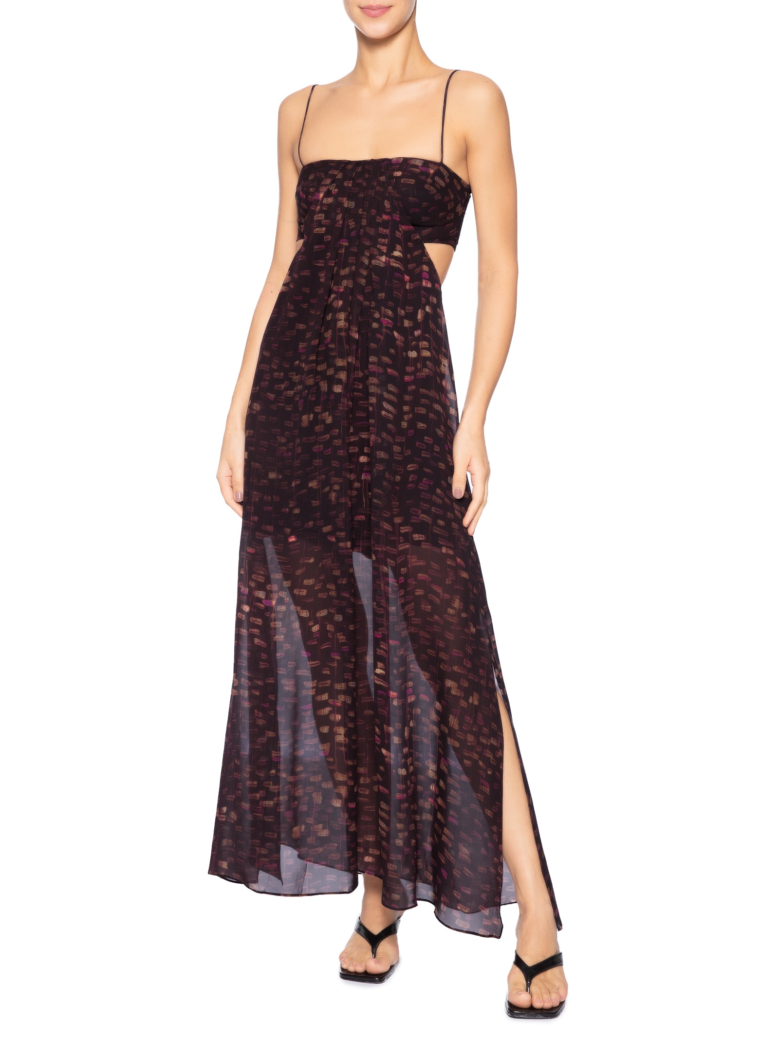 Vestido Bessy Marrom Le Lis