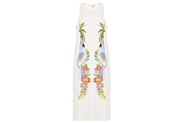 Vestido Bordado Brisa De Rio - Branco