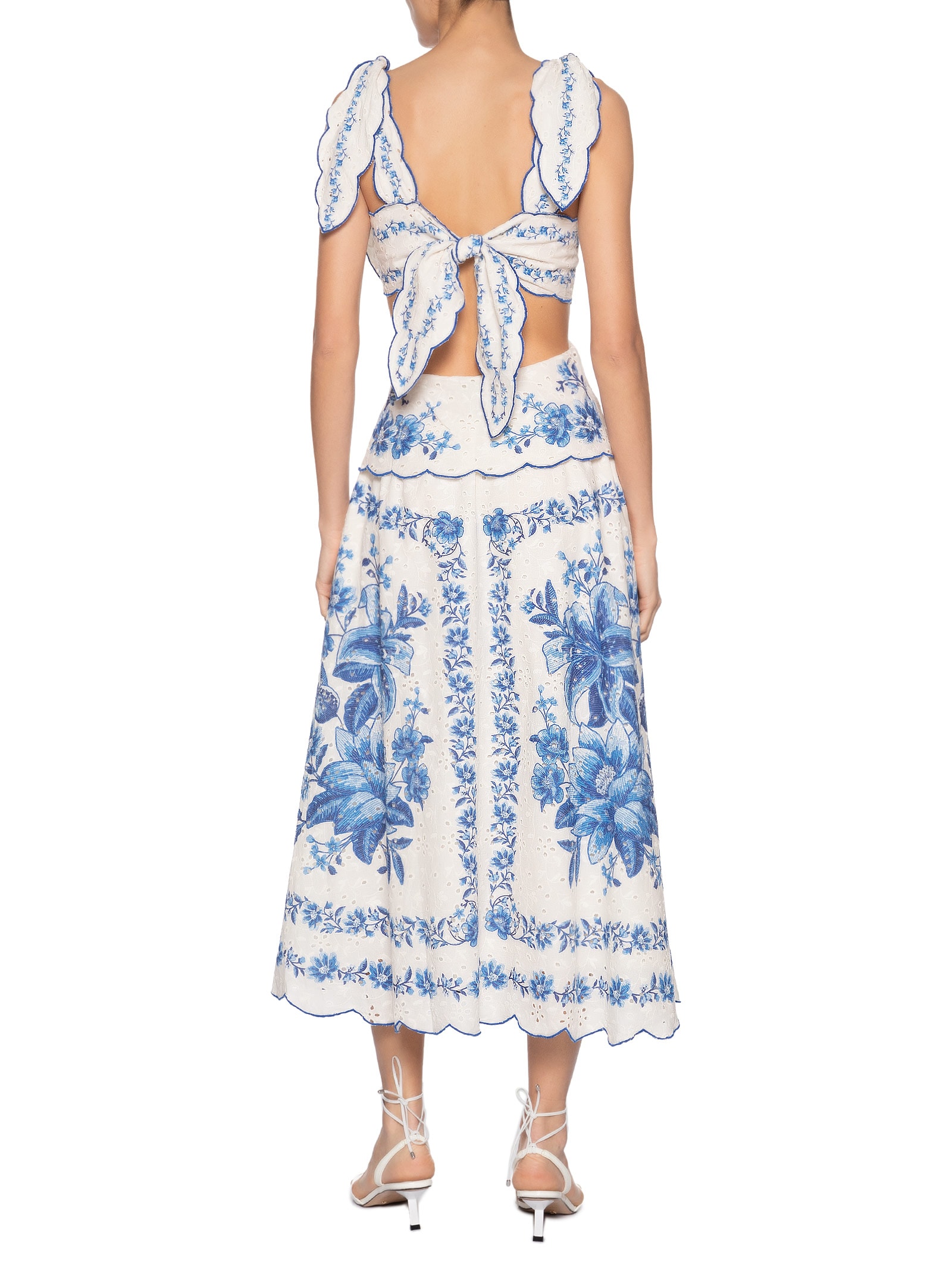 Vestido Bordado Fruta Verão Branco Farm