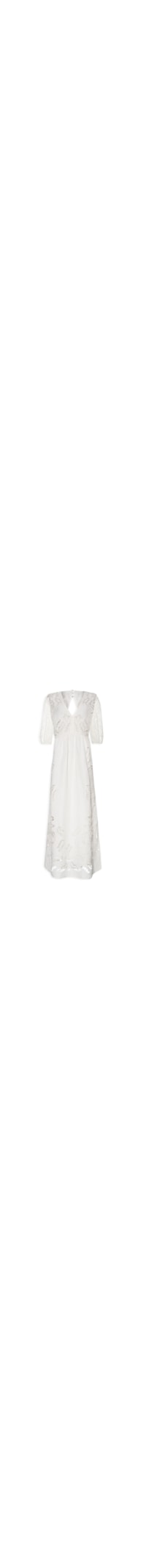 Vestido Bordado Richelieu Etnico - Off White